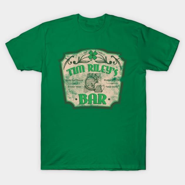 Tim Riley's Bar, distressed T-Shirt by MonkeyKing